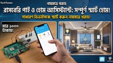 স্মার্ট হোম: আপনার ঘরকে বানিয়ে ফেলুন স্মার্ট নামমাত্র খরচে রাসবেরি পাই এবং হোম অ্যাসিস্ট্যান্ট দিয়ে