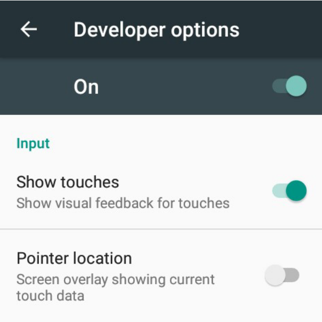 যেভাবে এন্ড্রয়েডে টাচ শো করবেন
