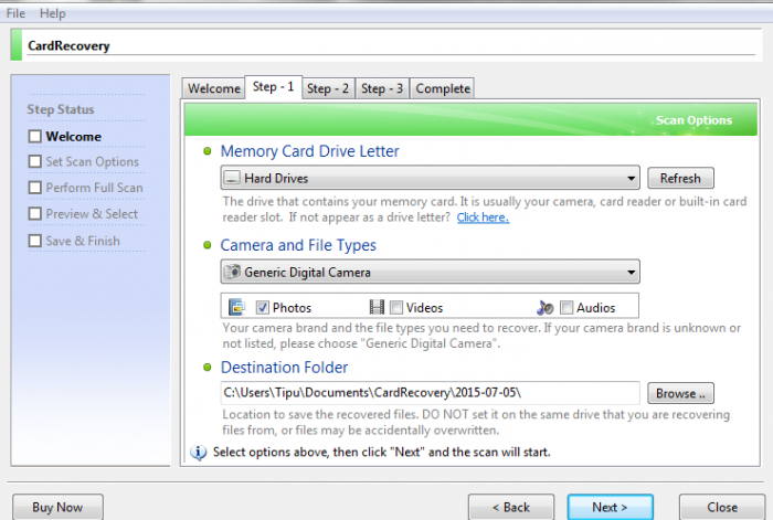 আপনার  মেমোরি কার্ড এর  মুছে যাওয়া  ছবি ফিরিয়ে আনুন,মিনিটের মধ্যে