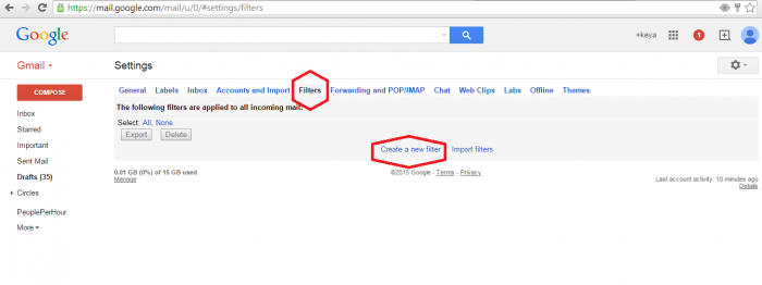 আপনার জিমেইলকে করুন স্পামমুক্ত – জিমেইল ফিল্টারিং