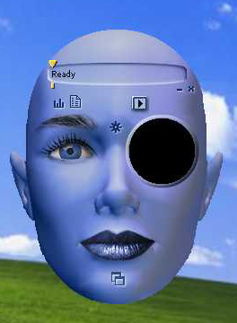 এখন আপনার Windows Media Player কে একটি মানুষের মাথা বানিয়ে ফেলুন।