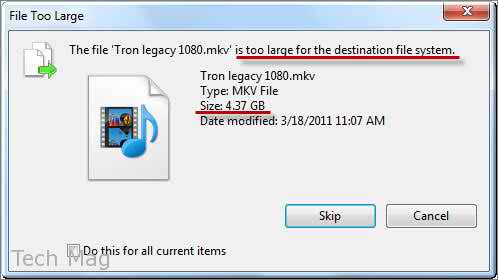 আপনার যে কোন বড় ফাইল পেনড্রেরাইভে কপি করতে পারছেন না? সমাধান এখানে