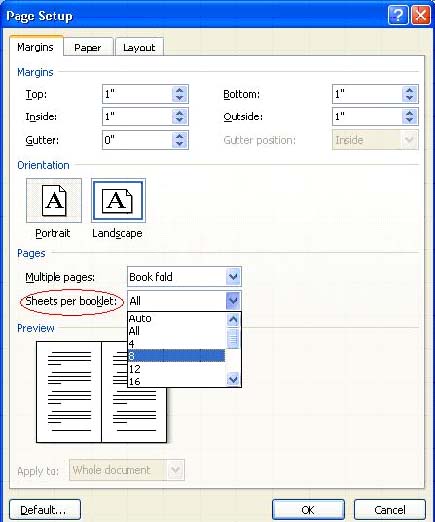MS Word 2007 এ কিভাবে Booklet Print করতে হয়?