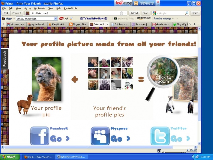 কিভাবে Facebook  এ Friendর Photos দিয়ে Patternতৈরী করবেন?