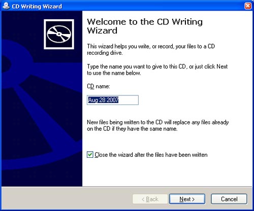 কোন  software ছাড়াই CD write করবেন ন‍াকি?