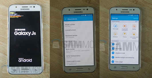 স্যামসাং গ্যালাক্সি জে৫ এর ছবিসহ তথ্য ফাঁস