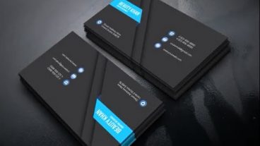 Black Business Card Design তৈরি করুন আপনিও