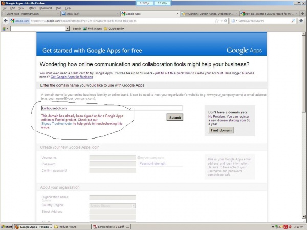 গুগল এ্যাপস এর ব্যাপারে সাহায্য চাই