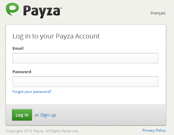 From Payza, Send me Email. I need Advice!