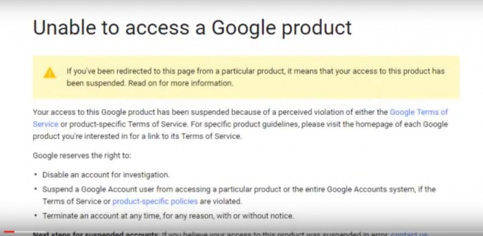 Unable To Access A Google Product | Solved