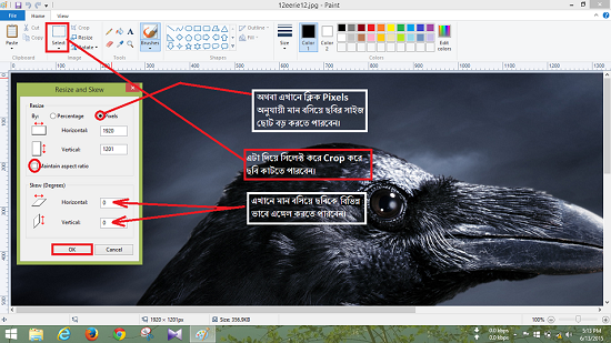 আপনার ছবির সাইজ কমিয়ে নিন শুধু মাত্র উইন্ডোজের মাধ্যমে খুব সহজেই