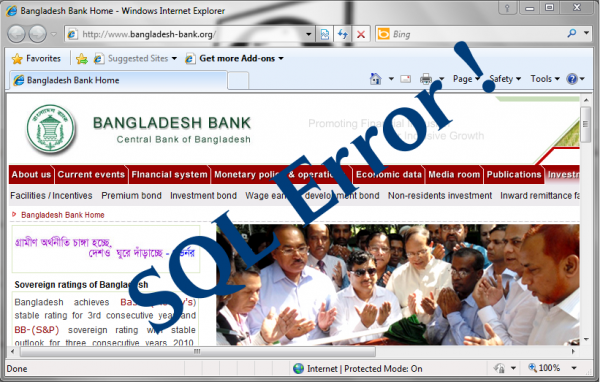 Bangladesh Bank | Security Warning !!!