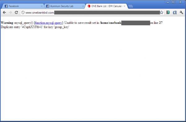 OneBank Ltd. | Security Warning !!!