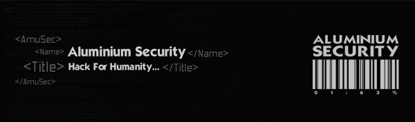 Aluminium Security | Hack For Humanity.../.