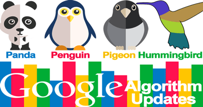 Google SEO Update/Change: Panda; Penguin; Pigeon; Hummingbird: