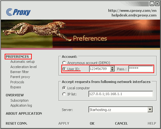 C-Proxy ব্যাবহারের ব্যাপার এ সাহায্য চাই…