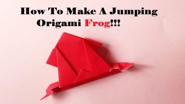 অরিগামী পেপার [পর্ব-০৩] :: কাগজ দিয়ে খুব সহজে আকর্ষনীয় ব্যাঙ বানান যেটা মাটির উপর লাফালাফি করবে!!!