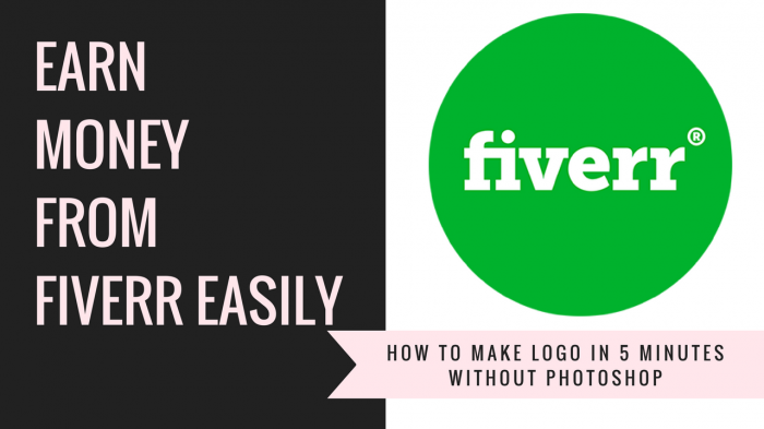 ৫ মিনিটেই লোগো তৈরি করুন,ফোটোশপ ছাড়াই (ফাইভার আর্নিং কোর্স বাংলা ভিডিও টিউটোরিয়াল)