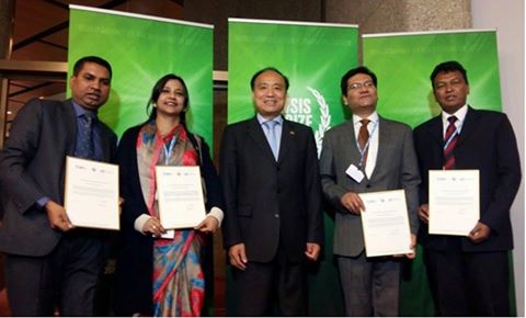 প্রধানমন্ত্রী কার্যালয়ের এটুআই  প্রোগ্রামের ৪টি উদ্যোগ চ্যাম্পিয়ন হওয়ার টানা তৃতীয়বারের মতো ডব্লিউ এস আই এস পুরস্কার পেয়েছে বাংলাদেশ