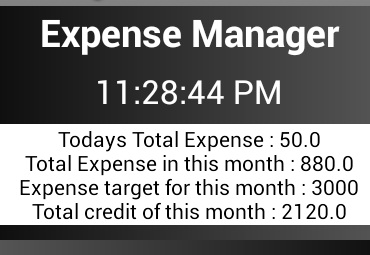 অ্যান্ড্রয়েড অ্যাপঃ আপনার দৈনন্দিন খরচের হিসাব রাখুন Expense Manager এর সাহায্যে