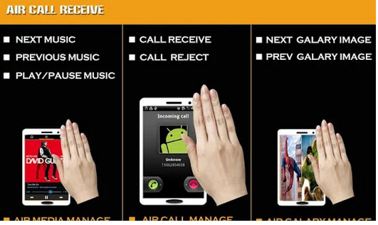 আপনার মোবাইলের কল রিসিভ করুণ বাতাসের সাহায্যে। নিয়ে নিন ছোট একটি Android Software।