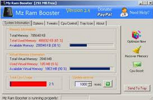 ram booster দিয়ে আপনার লেপটপ বা পিসি ফাস্ট করুন, দারুন সফটওয়্যার