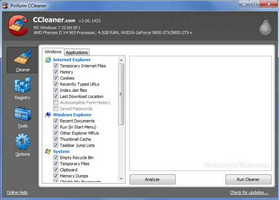 ডাউনলোড করুন CCleaner Portable 5.03.5128 ভার্সন