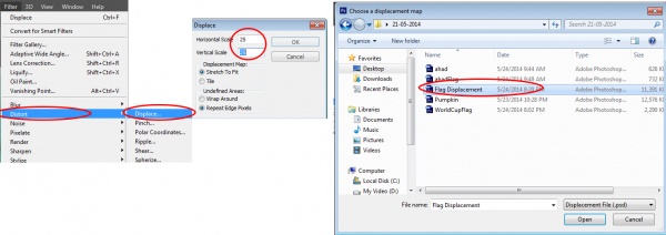 Photoshop Displacement