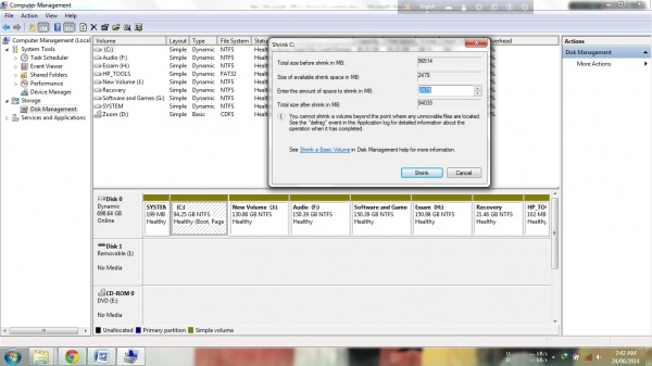 সহজে ই Partion দিন Hard Disc কোন Software ছাড়া ই