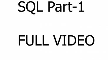 ওরাকল বা ডাটাবেজ সম্পর্কিত সকল তথ্য