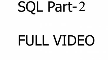 ওরাকল বা ডাটাবেজ সম্পর্কিত সকল তথ্য পর্ব-২