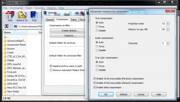 ১জি.বি ফাইল কে এখনি ৭-৮এম.বি করে নিন! তাও আবার ঊইনরার দিয়ে!!!