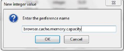 speed up firefox New Integer 