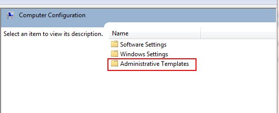 Administrative Templates