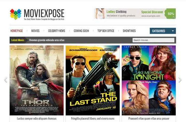 ব্লগস্পট এর জন্য নিয়ে নিন কয়েকটি কুল টাইপের মুভি টেমপ্লেট, আর তৈরি করুন মুভি ডাউনলোড করার সাইট ফ্রিতে