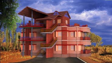 অটোক্যাড থ্রিডি বাড়ির ডিজাইন [পর্ব-০২] :: খুব সহজেই বিল্ডিং এ থ্রিডি থাই দরজা জানালা স্থাপন