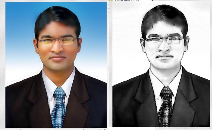 কেমন হয় যদি আপনার ছবিটি কেউ পেন্সিল দিয়ে এঁকে দেয়