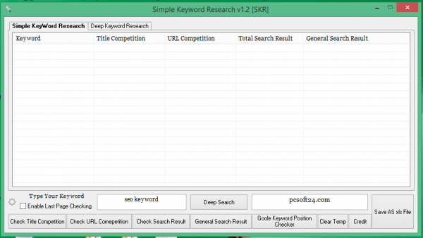 SEO কীওয়ার্ড রিসার্চ সফটওয়্যার [SKR] Update ভার্সন একদম ফ্রীতে নিন।