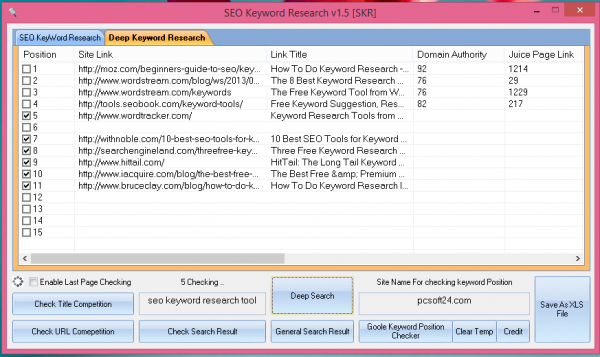 এসইও কীওয়ার্ড কম্পিটিশন বের করুন SEO Keyword Research v 1.5 Update