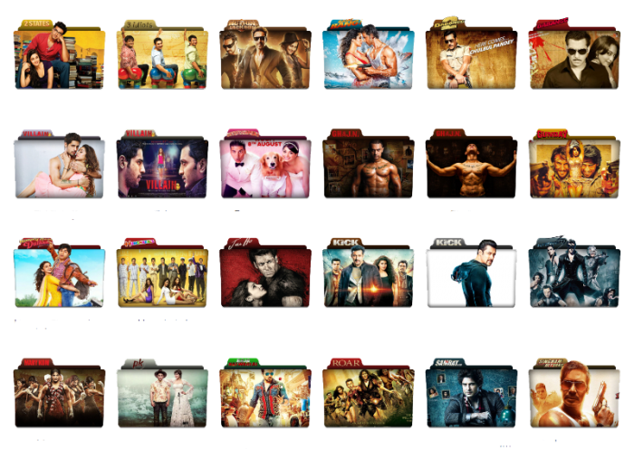 হিন্দি মুভির ফোল্ডার আইকন এক্ষুনি ডাউনলোড করে নিন সঙ্গে আইকন কনভার্টার ফ্রি