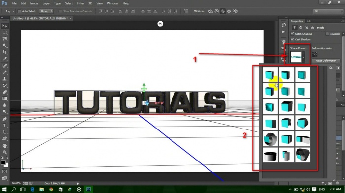 adobe photoshop tutorials 3d