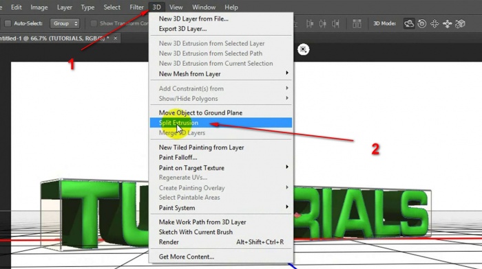 3d effect in photoshop cc