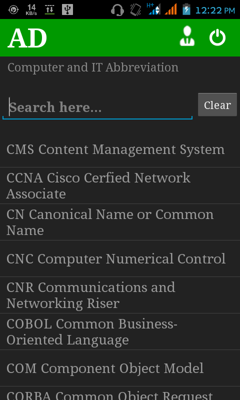 প্রয়োজনীয় অ্যান্ড্রয়েড অ্যাপ্লিকেশন ও ব্যবহার [পর্ব-১৪] :: Computer and IT related Abbreviation এর অ্যান্ড্রয়েড অ্যাপ