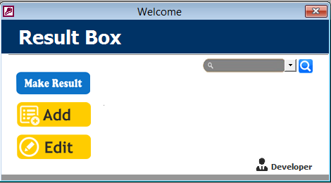 আমার তৈরী University student এর জন্য Result Box