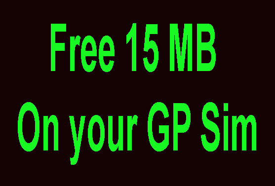 আবারো গ্রামীনফোনে ফ্রী ১৫মেগাবাইট পান !