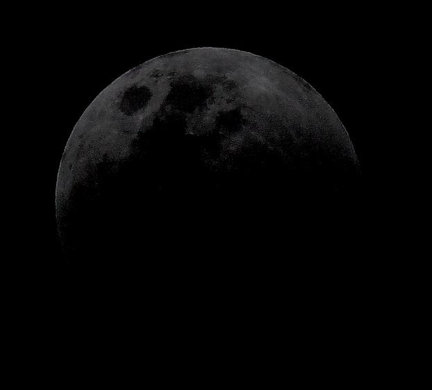 Lunar Eclipse. Maputo, Mozambique