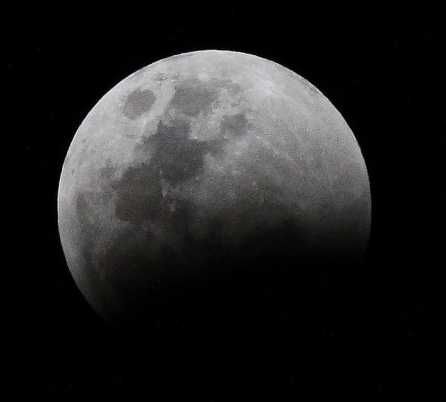 Lunar Eclipse. Maputo, Mozambique