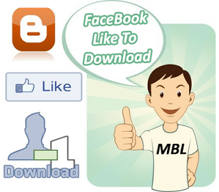 Facebook Like To Download প্লাগিন নিন ব্লগারের জন্য।
