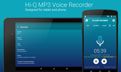 এইবার Sound/Voice Record করুন MP3 HQ Quality তে।