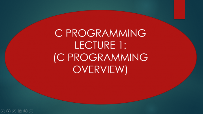 সি প্রোগ্রামিং:: টিউটোরিয়াল-১ কোর্স ওভারভিউ